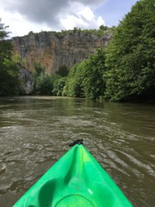 Chemin rando canoe célé