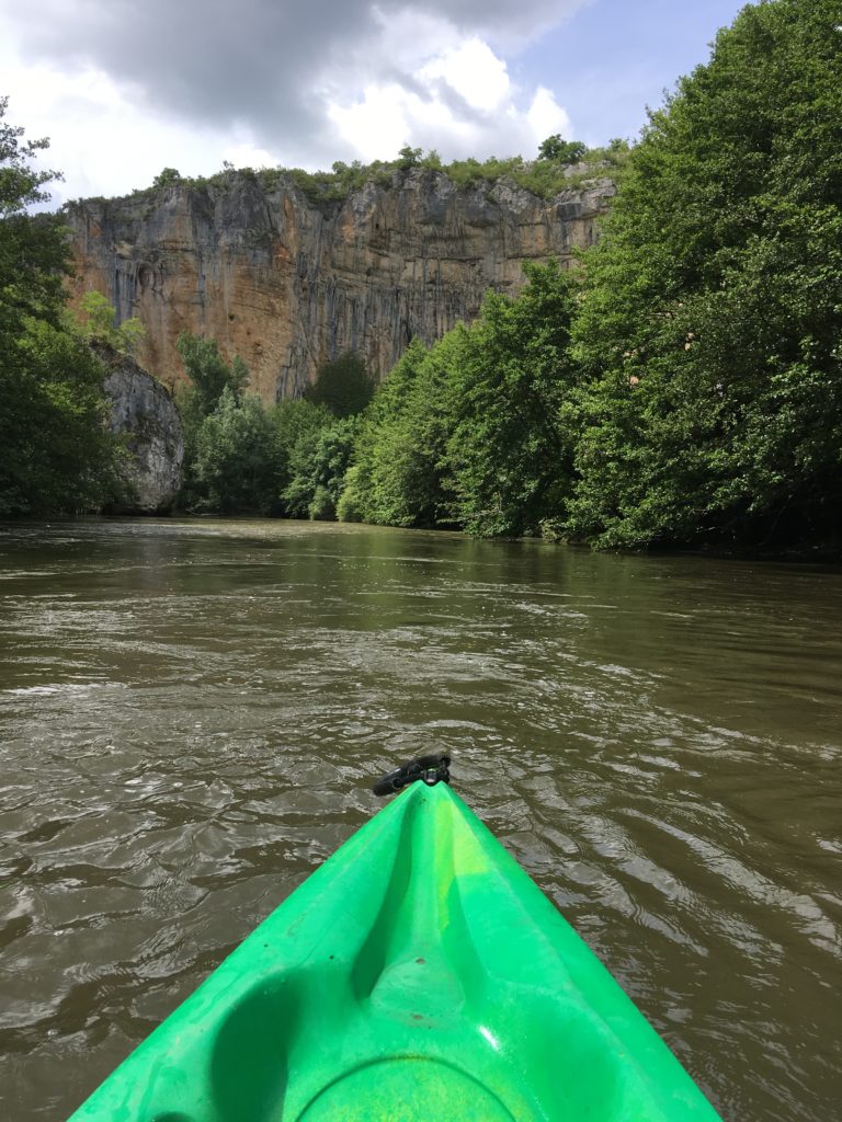 Chemin rando canoe célé
